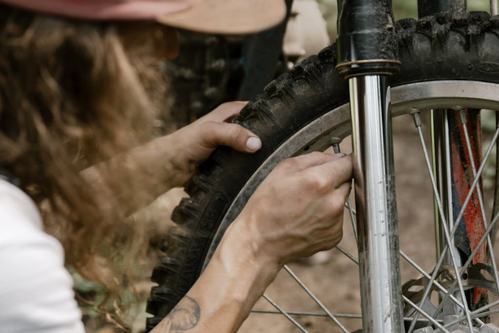 Photo by cottonbro studio Bicycle Tire Pressure